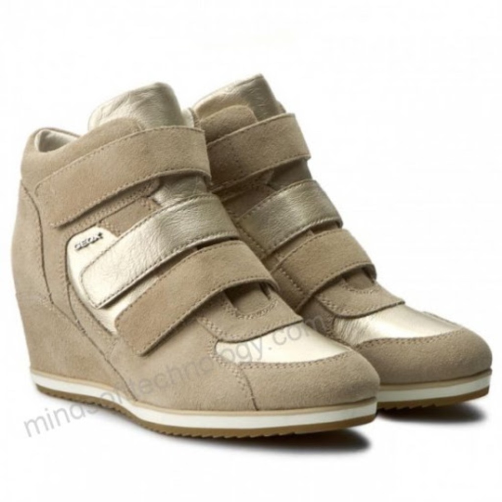 Geox shoes wedge sneakers